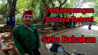 SETU BABAKAN KAMPUNG BETAWI TEMPAT NGADEM DI JAKARTA  MOTOVLOG PEMULA [upl. by Olcott498]