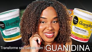 O QUE REALMENTE DA RESULTADO NO CABELO COM GUANIDINA [upl. by Ravaj928]