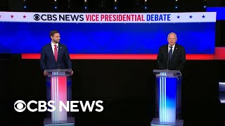 Watch CBS News VP debate between JD Vance and Tim Walz  full video [upl. by Cahan]