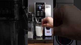 Delonghi Dinamica Plus  Cappuccino Short [upl. by Aecila640]