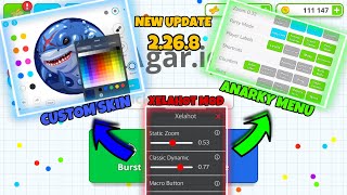 NEW UPDATE MOD IOS ANARKY MENU  NO CRASH  CUSTOM SKIN VERSION 2268 AGARIO MOBILE [upl. by Cesya]