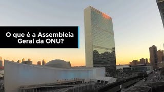 O que é a Assembleia Geral da ONU [upl. by Urien]