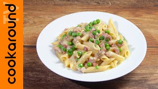 Penne con piselli prosciutto e formaggio [upl. by Kendy95]