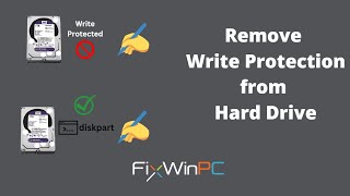 How to Remove Write Protection From FlashHard Drive using Diskpart on Windows 1011 [upl. by Nored996]