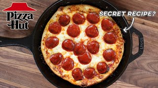 Recreating Pizza Hut Pan Pizza at Home Redux is this the secret recipe [upl. by Joao432]