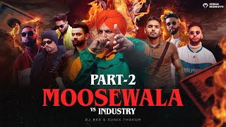 Sidhu Moose wala x Industry Part 2  DJBKS amp Sunix Thakor  Mega Mashup  Latest Punjabi Mashup [upl. by Wally]