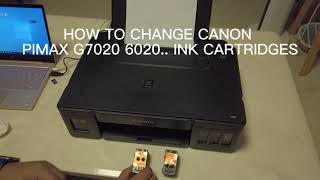 How to replace Canon Pimax G4210 G3200 G2200 G1200 G7020 6020 5020 MegaTank Printers head [upl. by Anayhd]