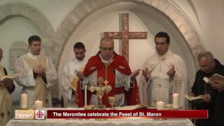 The Maronites celebrate the Feast of St Maron [upl. by Ynafetse]