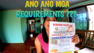 REQUIREMENTS SA PAGKUHA NG BUSINESS PERMIT  TERZAGHI FARM  TERZAGHI TV [upl. by Inohtna]