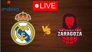 🔴 Live Real Madrid vs Basket Zaragoza  Live Play By Play Scoreboard [upl. by Zabrine719]