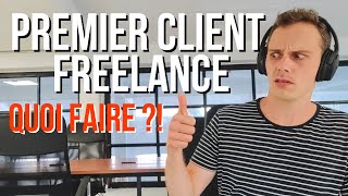 PREMIER CLIENT FREELANCE  QUOI FAIRE  😱 Contrat Facture Statut Administratif et outils [upl. by Adnilemreh]