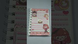 Pink Journal Sticker journal journalsticker minijournal shorts kawaii aesthetic 🌟168 [upl. by Evangelia640]