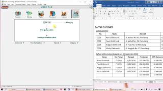 INPUT DAFTAR CUSTOMER  TUTORIAL MYOB V 18 [upl. by Gnex]