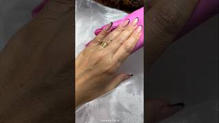 Long Almond French Nails Done Vlog nails shorts [upl. by Dev643]