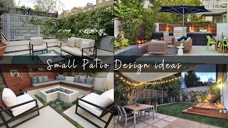 100 Small Patio Design Ideas  Landscaping Small Backyard Ideas with Firepit Outdoor Kitchen [upl. by Egiaf]