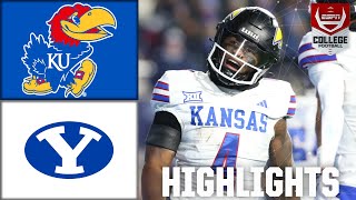 Kansas Jayhawks vs BYU Cougars  Full Game Highlights  ESPN College Football [upl. by Siver564]