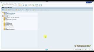 How to Enable TCODES in Easy Access amp Enable KEYS in Drop Down List  All About SAP [upl. by Schweiker895]