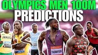 Paris Olympics Mens 100m Prediction [upl. by Battiste]