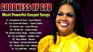 GOODNESS OF GOD 🎧 Listen to Cece Winans Singer Gospel Songs 🙏 Powerful worship praise and worship [upl. by Bottali]