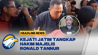 HEADLINE NEWS 2310 Kejati Jatim Tangkap Hakim Majelis Ronald Tannur [upl. by Aiuqenehs575]