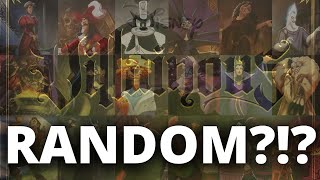 Randomly Selecting Who we Play as LIVE in Disney Villainous [upl. by Noicnecsa]