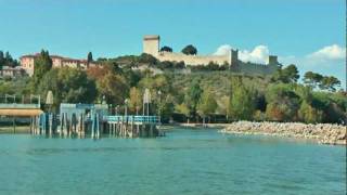 Italy Umbria Castiglione del Lago Lake Trasimeno Trasimenomeer [upl. by Arrat]