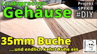 MASSIV WIE EIN BLOCKHAUS  Die Gehäuse fürs Projekt SPYKIE  TQWT DIY [upl. by Oibesue]