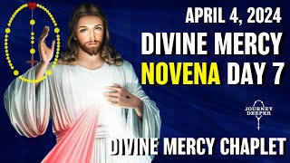 Divine Mercy Novena Day 7 ✝️ with Chaplet of Divine Mercy ✝️ April 4 2024 [upl. by Wehrle]