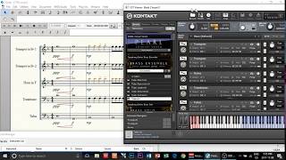 How to use Kontakt 5 Symphony Series in Finale 2014 or V25  Dynamics and Keyswitches [upl. by Odnolor]