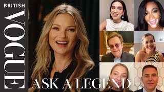 Kate Moss Answers 28 Questions From Her Famous Friends amp Family  Ask A Legend  British Vogue [upl. by Ted954]