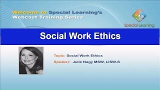 Social Work Ethics [upl. by Yenahpets54]