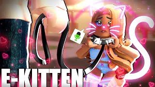 Being a REAL EKITTEN in Roblox Da Hood Voice Chat [upl. by Zippora]