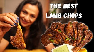 The BEST LAMB CHOPS  Indian Spiced Lamb Chops [upl. by Wallack]