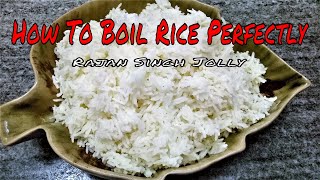 How To Cook Rice Perfectly  How To Boil Rice By Draining Method  Basic Cooking [upl. by Klos]