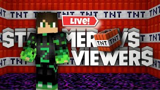 Minecraft Streamer VS Viewers TNT Game shorts minecraft [upl. by Castor]