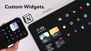 Notion on iOS Custom Widgets in 60 Seconds Shorts [upl. by Landa]