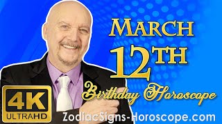 March 12 Zodiac Horoscope and Birthday Personality  Pisces Zodiac Sign  ZodiacSignsHoroscopeCom [upl. by Ainoval203]