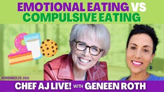 Women Food And God  Chef AJ LIVE with Geneen Roth [upl. by Kahle]