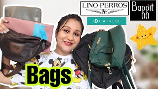 Baggit Caprese and Lino Perros Bags  Amazon Bags Haul [upl. by Ozen]