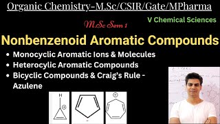 Nonbenzenoid Aromatic compounds  MScBScGateCSIRMpahrma vchemicalsciences9396 [upl. by Arquit511]