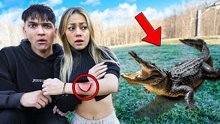 Alligator ATTACKED My Girlfriend [upl. by Avram]