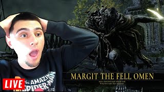 🔴FIRST BOSS ECOUNTER Margit Elden Ring Live Gameplay [upl. by Annayad]