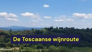 Italië  De Toscaanse wijnroute [upl. by Yanrahs]