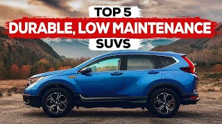 Top 5 Long Lasting SUVs With Low Maintenance Costs Part 1 [upl. by Lapointe]