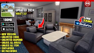 NEW VERSION House Designer Mod Apk Terbaru 2024 V152  Unlimited Money amp Unlock All House [upl. by Avle]