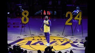 Los Angeles Lakers Pay Tribute To Kobe Bryant [upl. by Aglo]