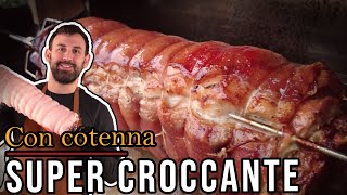 Porchetta nel girarrosto  Per finire lanno in bellezza [upl. by Schaaff]