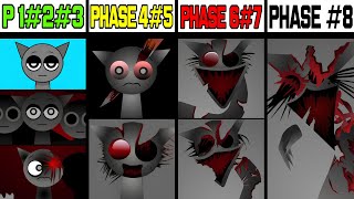 Phase 1 VS Phase 2 VS Phase 3 VS Phase 4 VS Phase 5 VS 68 in Incredibox Sprunki [upl. by Baumbaugh]