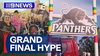 Fans kickoff NRL grand final celebrations in Sydney  9 News Australia [upl. by Stokes446]