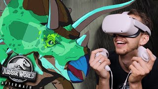 THESE DINOS ARE SUS  Jurassic World Aftermath VR Oculus Quest 2 DLC  Ep2 [upl. by Mehcanem]